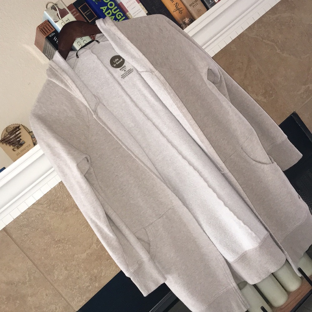 LIFE IS GOOD Oatmeal Duster Sweater